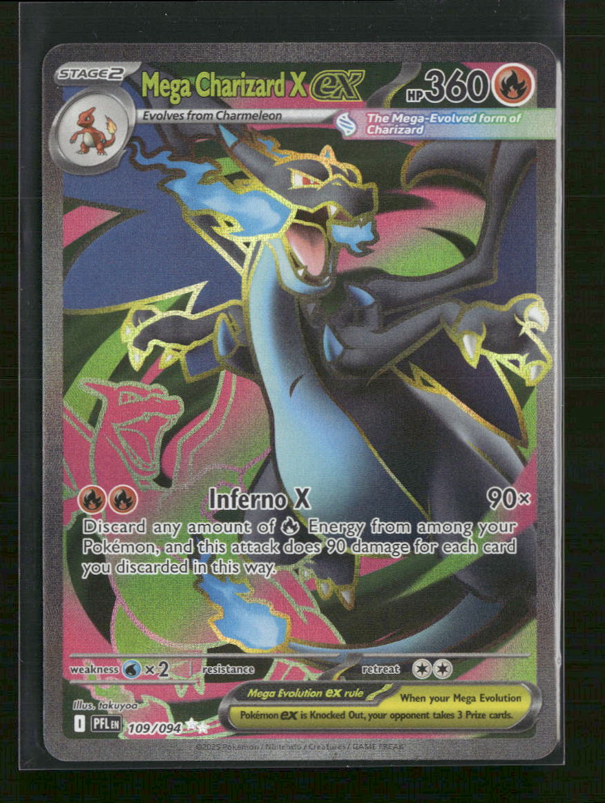ME02: Phantasmal Flames Mega Charizard X ex #109/094