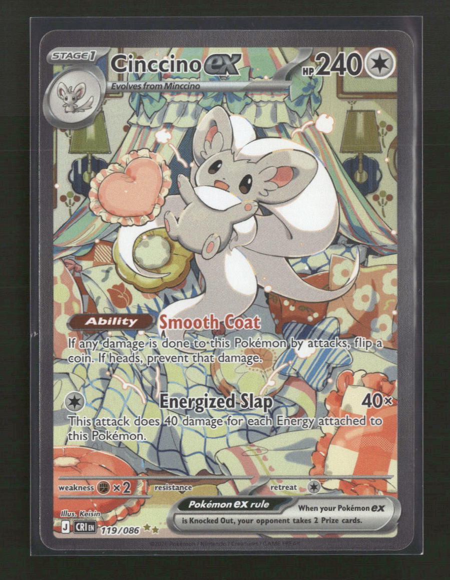 ME04: Chaos Rising Cinccino ex #119/086