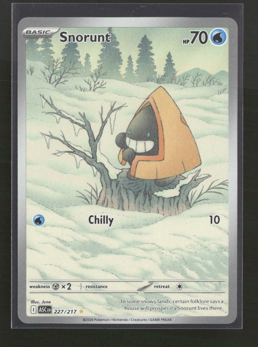 ME: Ascended Heroes Snorunt #227/217