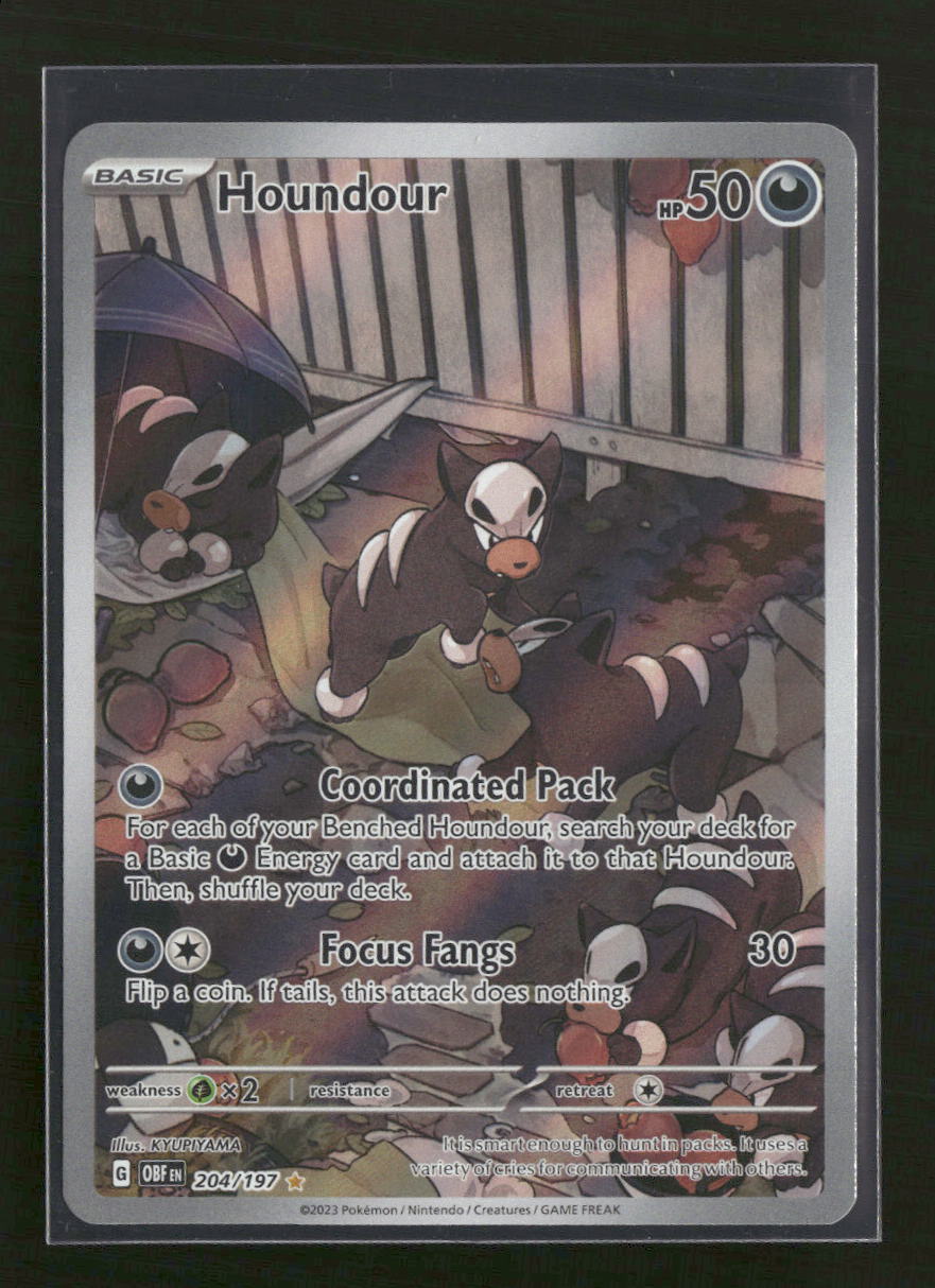SV03: Obsidian Flames Houndour #204/197