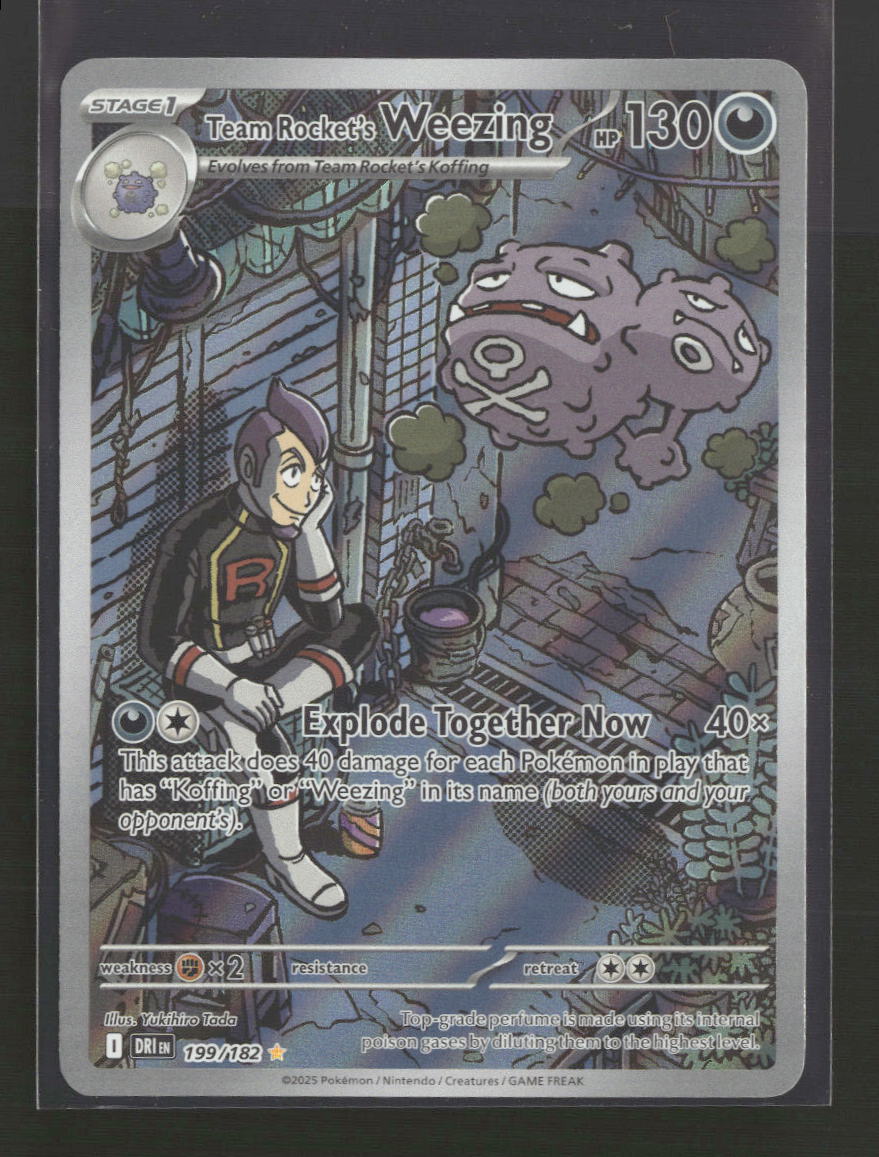 SV10: Destined Rivals Team Rocket's Weezing #199/182