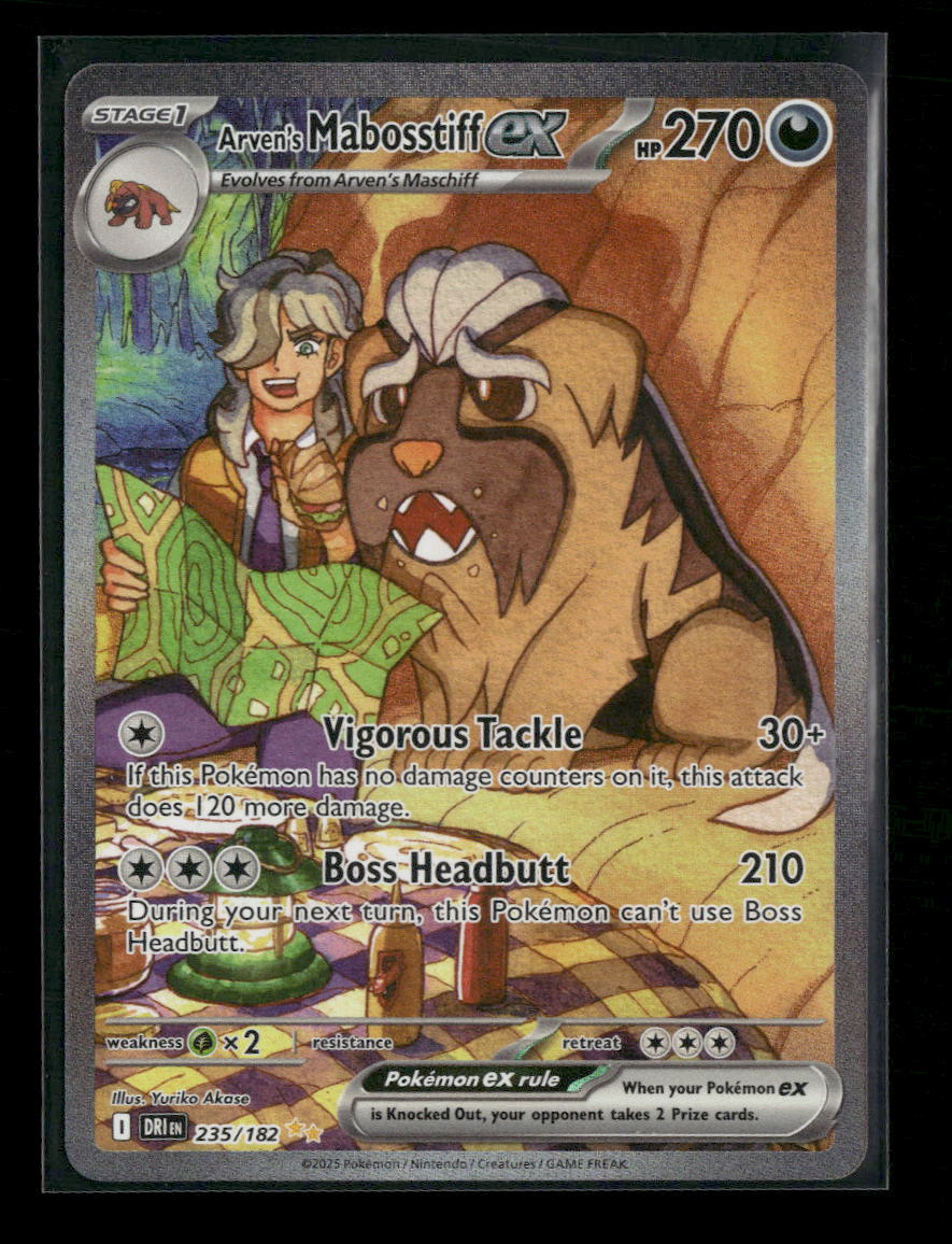 SV10: Destined Rivals Arven's Mabosstiff ex #235/182
