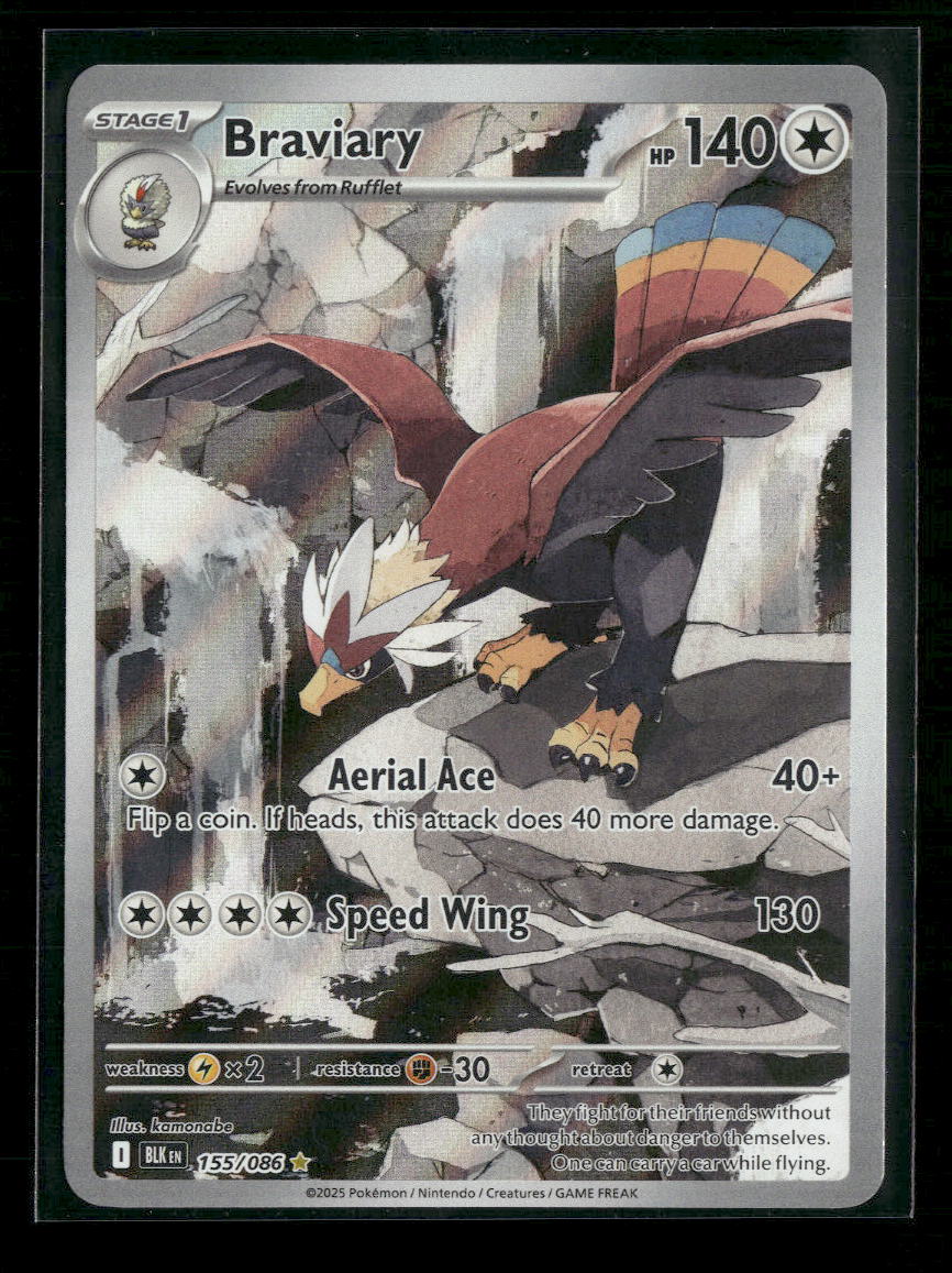 SV: Black Bolt Braviary #155/086