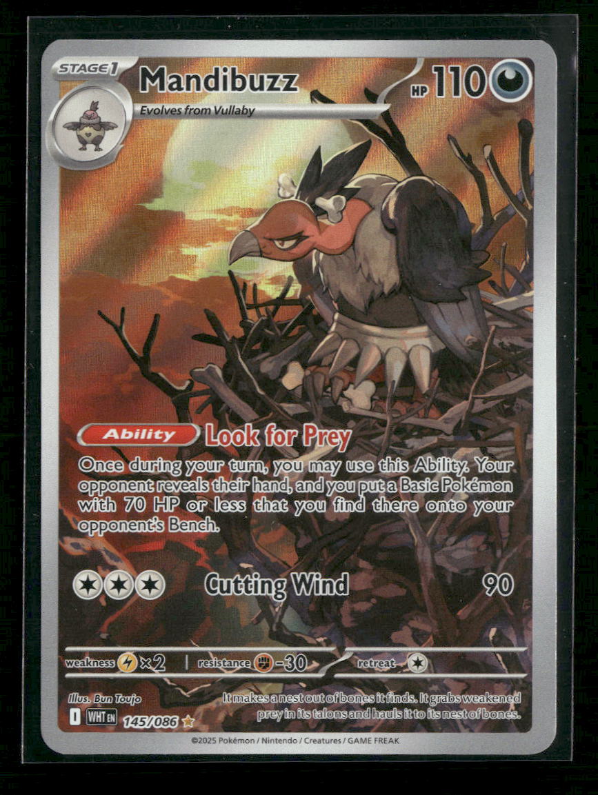 SV: White Flare Mandibuzz #145/086