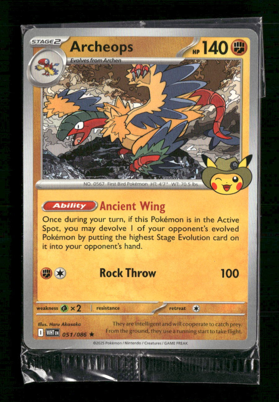 Miscellaneous Cards & Products Archeops (Fossil Museum Exclusive) #051/086