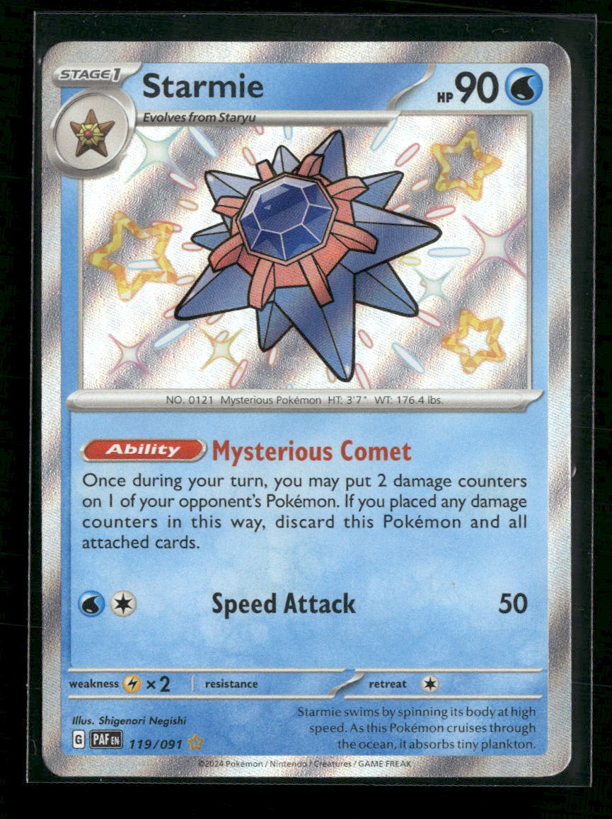 SV: Paldean Fates Starmie #119/091