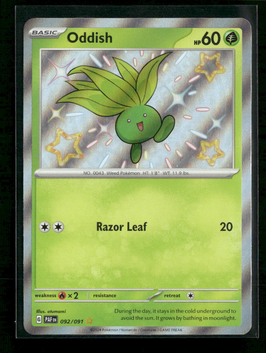 SV: Paldean Fates Oddish #092/091