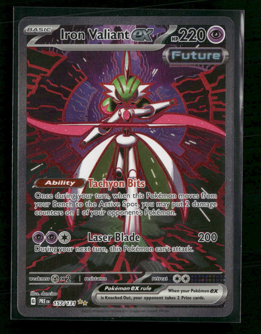 SV: Prismatic Evolutions Iron Valiant ex #157/131