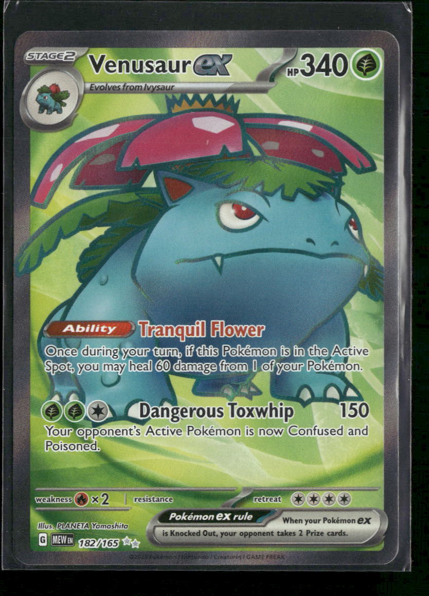 SV: Scarlet & Violet 151 Venusaur ex #182/165