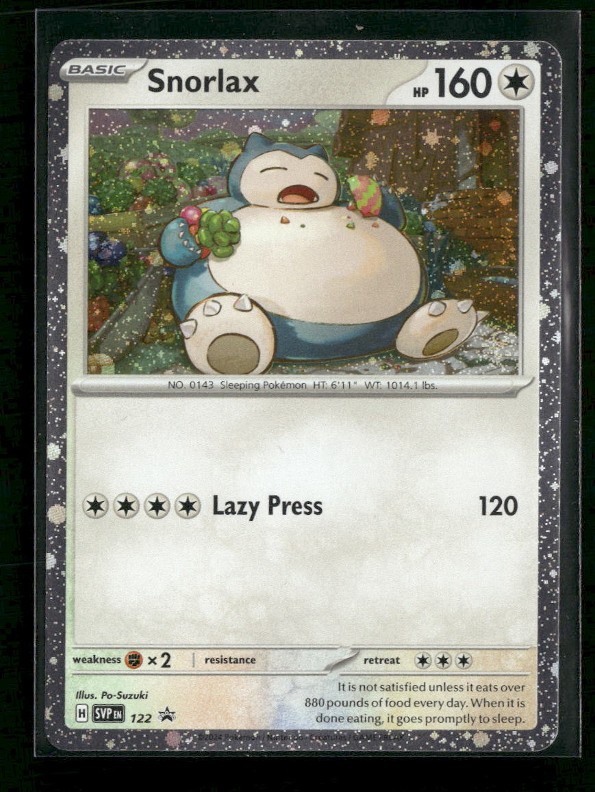 SV: Scarlet & Violet Promo Cards Snorlax #122