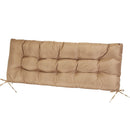 Bench Seat Cushion For Indoor Outdoor Furniture Non Slip Long Chair Cushion with Ties Strap Waterproof Swing Cushion 51.18x19.68IN For Garden Patio Ba