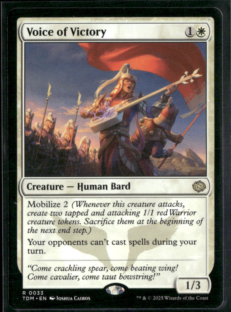 Tarkir: Dragonstorm Voice of Victory #33