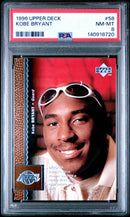 1996 Upper Deck Kobe Bryant 8 PSA #58