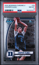 2024 Bowman Chrome University Cooper Flagg 8 PSA #16