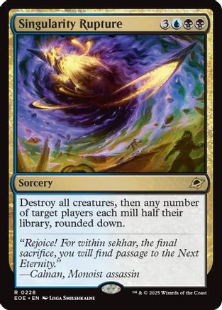 Singularity Rupture (EOE-228) - Edge of Eternities Foil