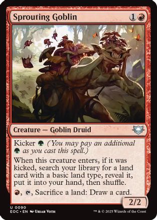 Sprouting Goblin (EOC-090) - Commander: Edge of Eternities