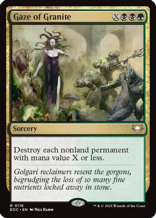 Gaze of Granite (EOC-116) - Commander: Edge of Eternities