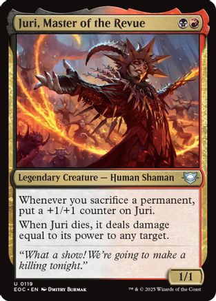Juri, Master of the Revue (EOC-119) - Commander: Edge of Eternities