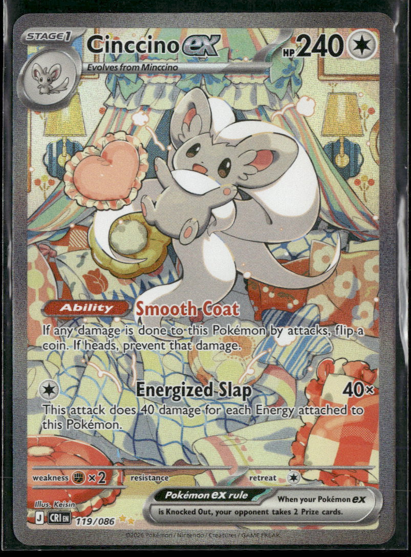 ME04: Chaos Rising Cinccino ex #119/086