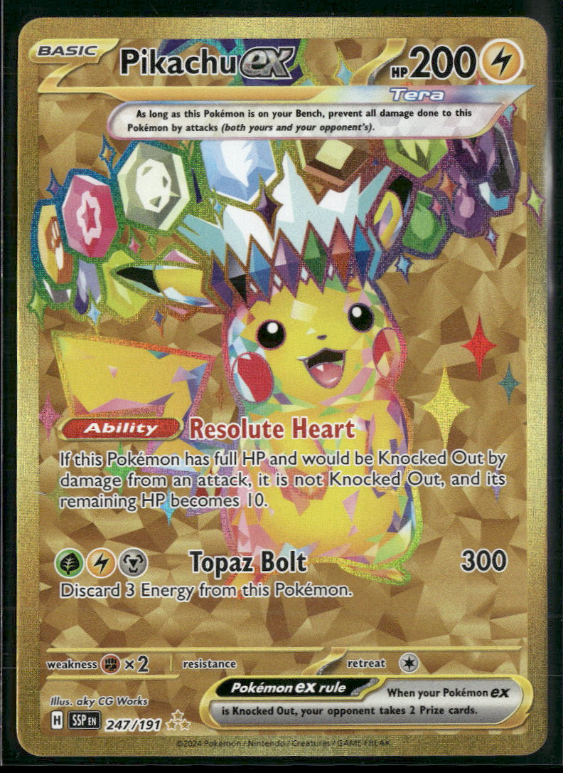 SV08: Surging Sparks Pikachu ex #247/191