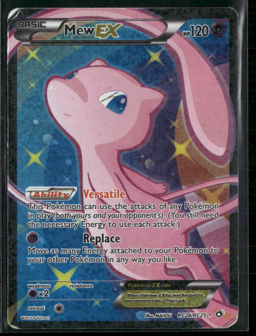 Legendary Treasures: Radiant Collection Mew EX (Full Art) #RC24/RC25 Damaged