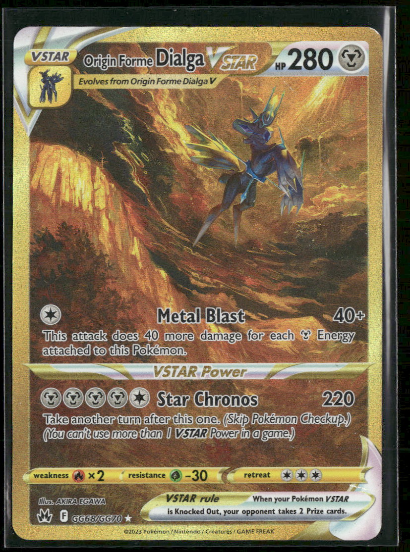 SWSH: Crown Zenith: GG Origin Forme Dialga VSTAR (Secret) #GG68/GG70