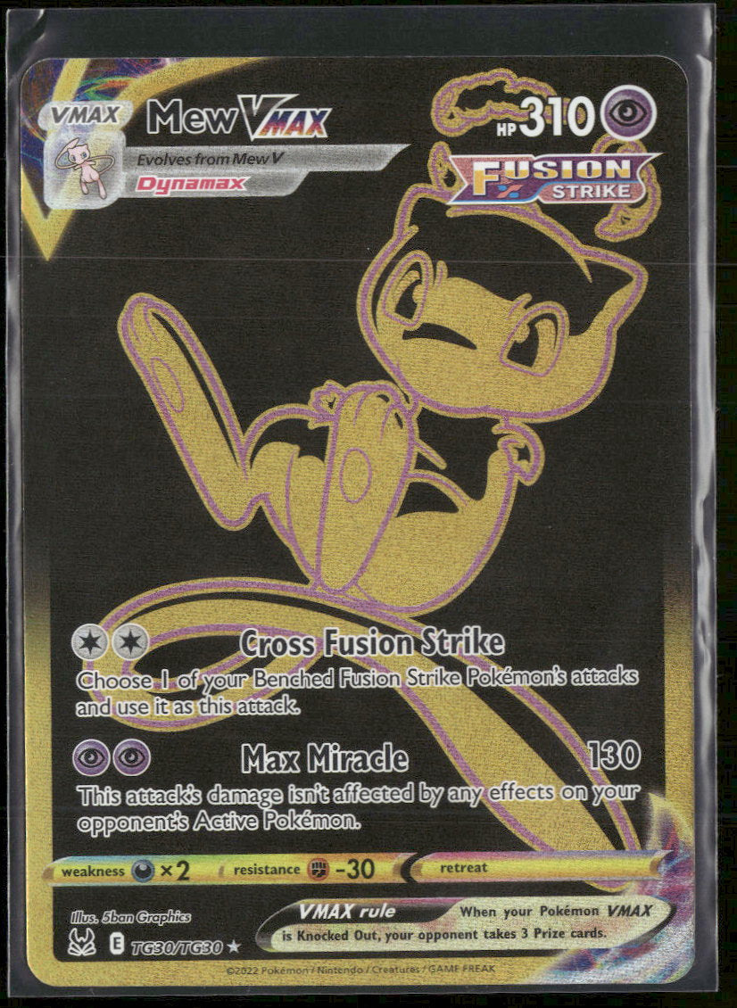 SWSH11: Lost Origin Trainer Gallery Mew VMAX (Secret) #TG30/TG30