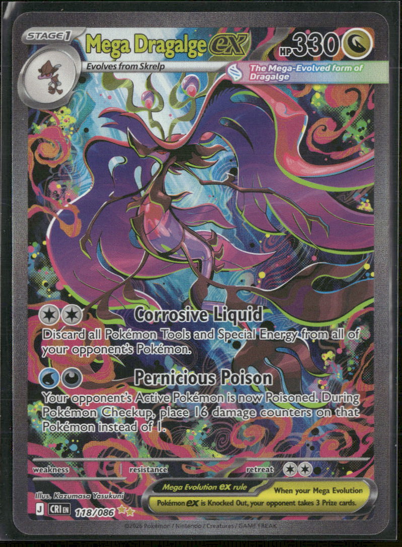 ME04: Chaos Rising Mega Dragalge ex #118/086