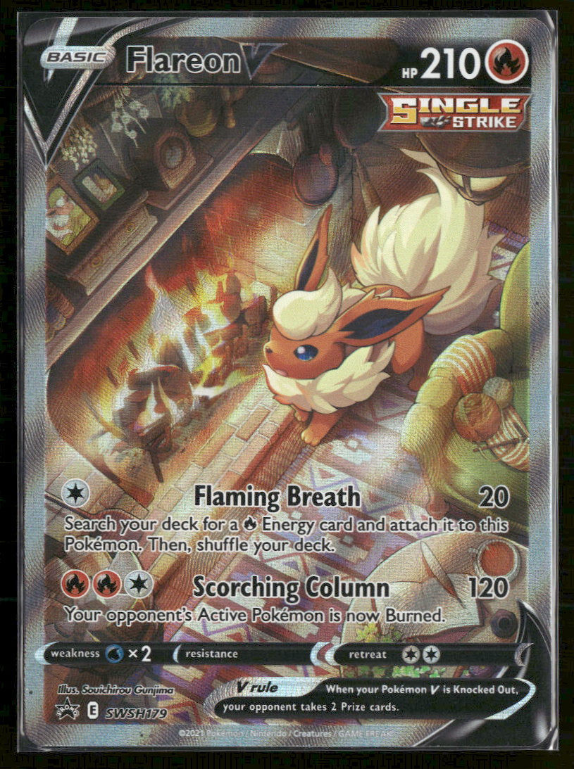 SWSH: Sword & Shield Promo Cards Flareon V #SWSH179