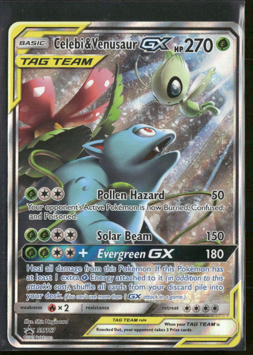 SM Promos Celebi & Venusaur GX #SM167