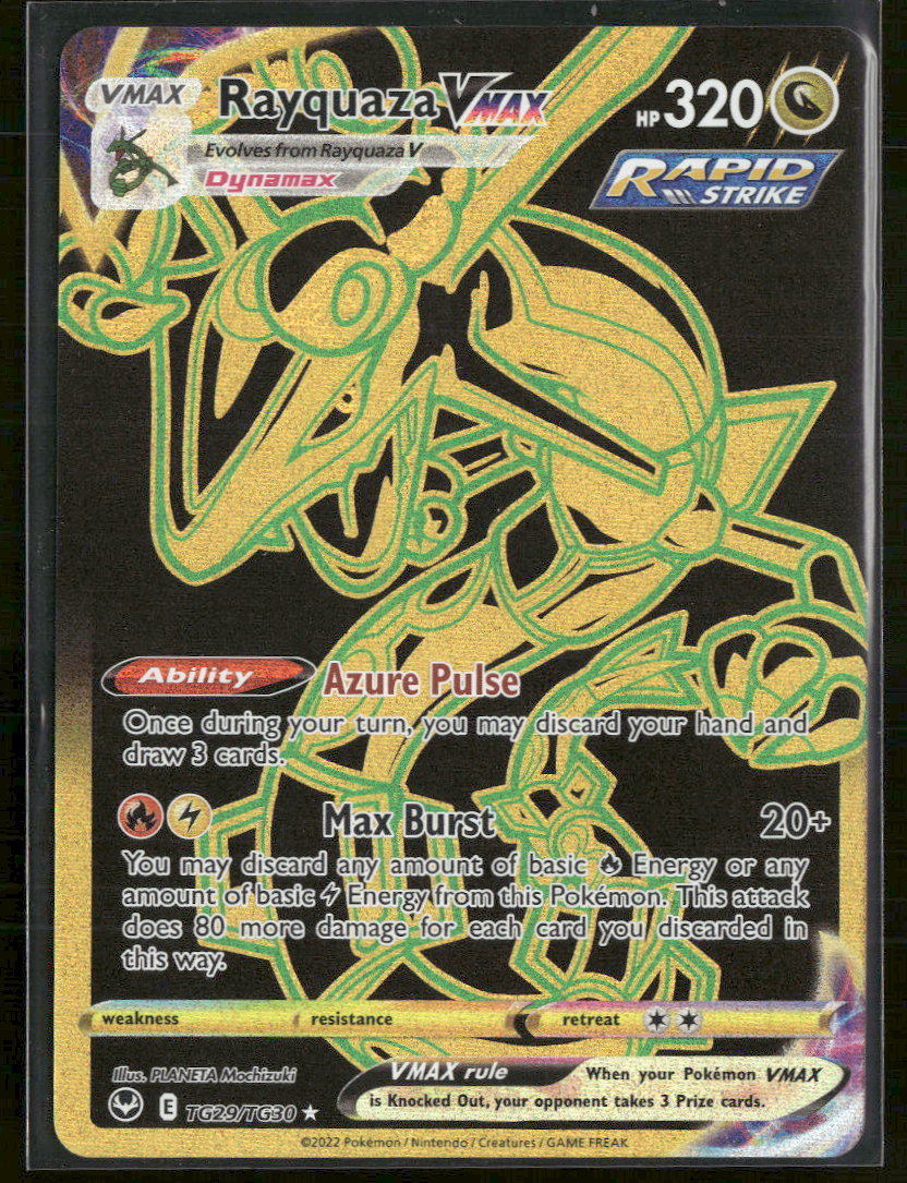SWSH12: Silver Tempest Trainer Gallery Rayquaza VMAX (Secret) #TG29/TG30