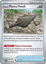Antique Plume Fossil 079 - SV White Flare