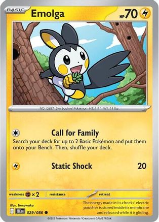 Emolga 029/086 - SV Black Bolt