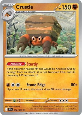 Crustle 052/086 - SV Black Bolt