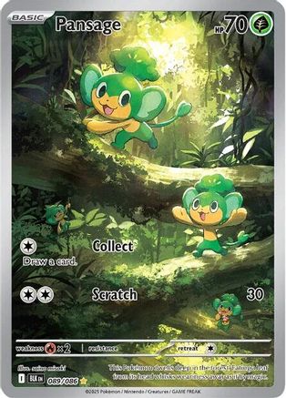 Pansage 089/086 - SV Black Bolt Holofoil