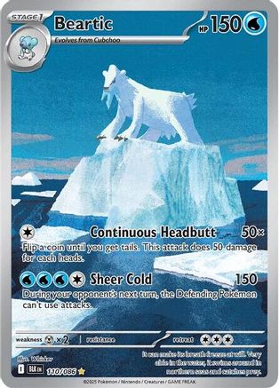 Beartic 110/086 - SV Black Bolt Holofoil