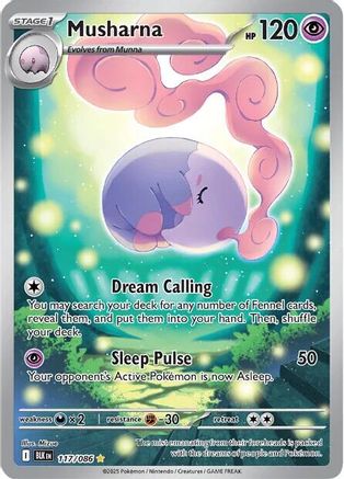 Musharna 117/086 - SV Black Bolt Holofoil