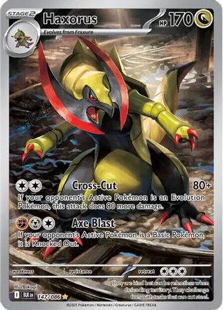Haxorus 147/086 - SV Black Bolt Holofoil