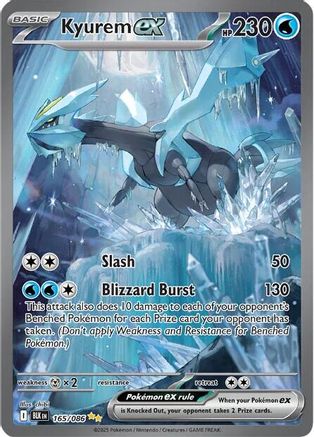 Kyurem ex 165/086 - SV Black Bolt Holofoil
