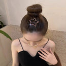 Rhinestone Star Hairpin: High-End Style
