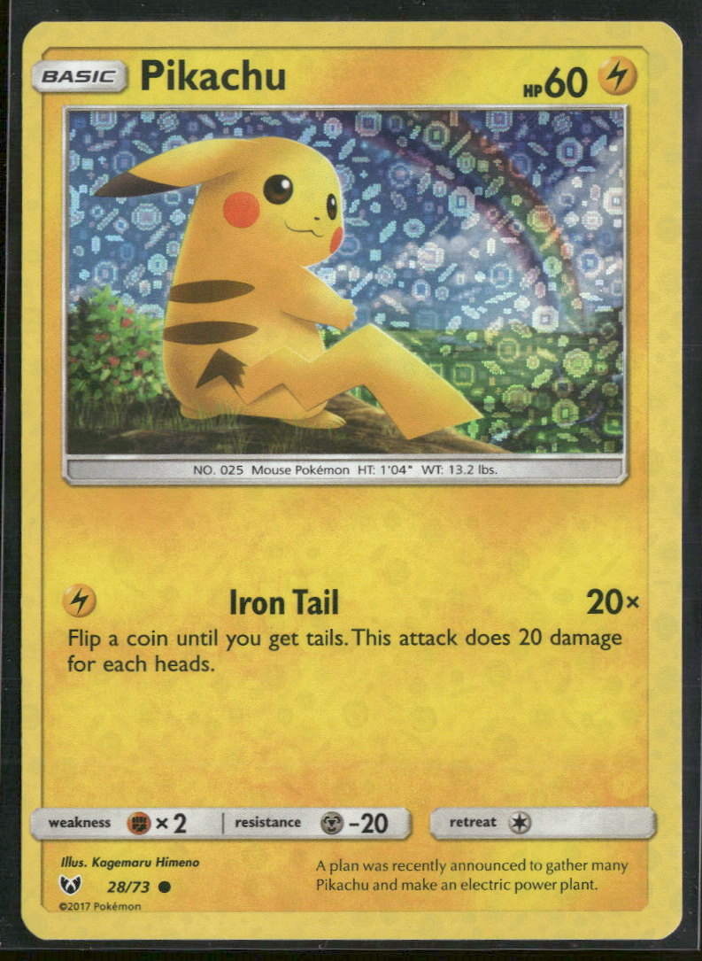 Miscellaneous Cards & Products Pikachu #028/073