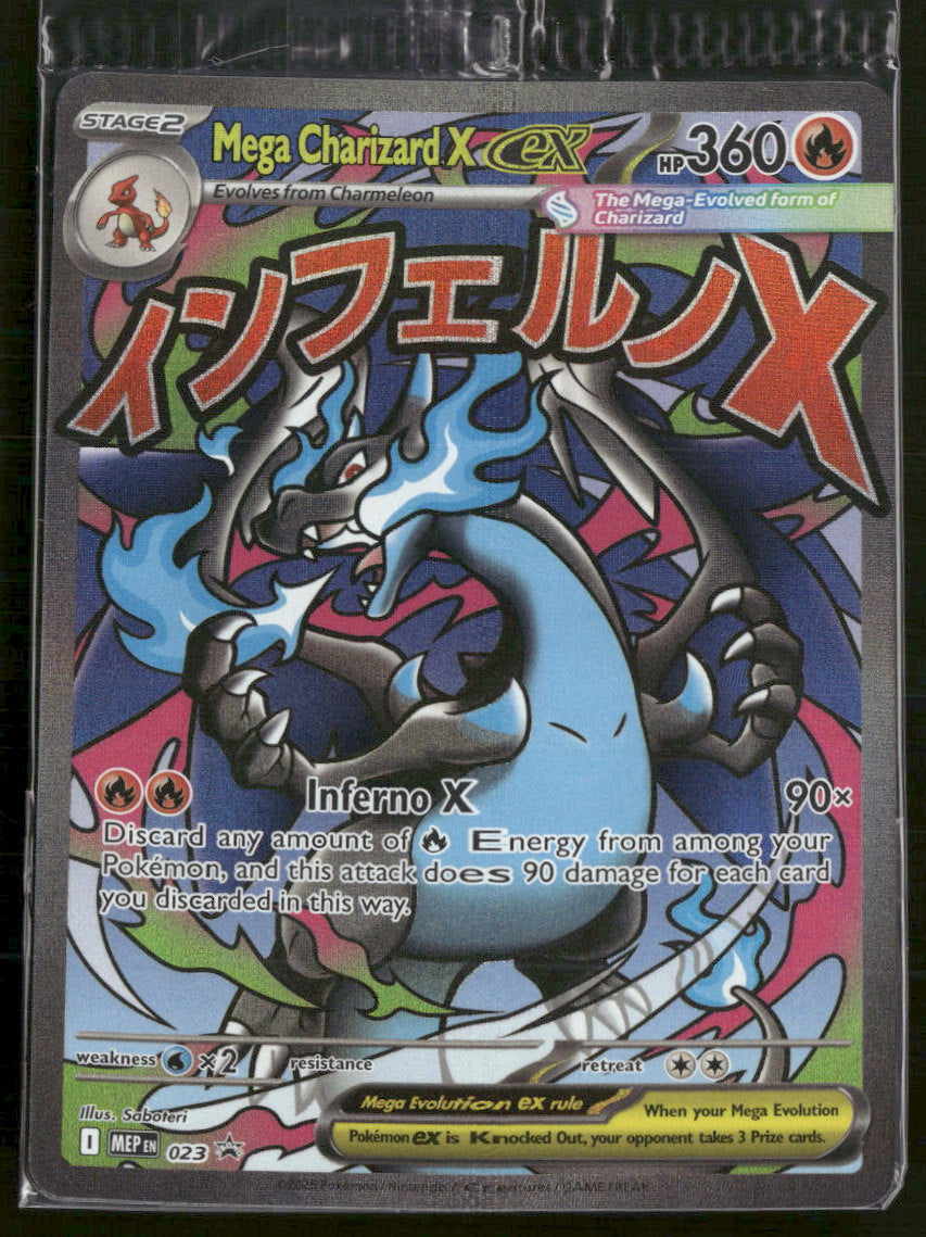 ME: Mega Evolution Promo Mega Charizard X ex #023