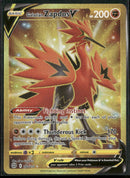 SWSH09: Brilliant Stars Galarian Zapdos V (Secret) #182/172