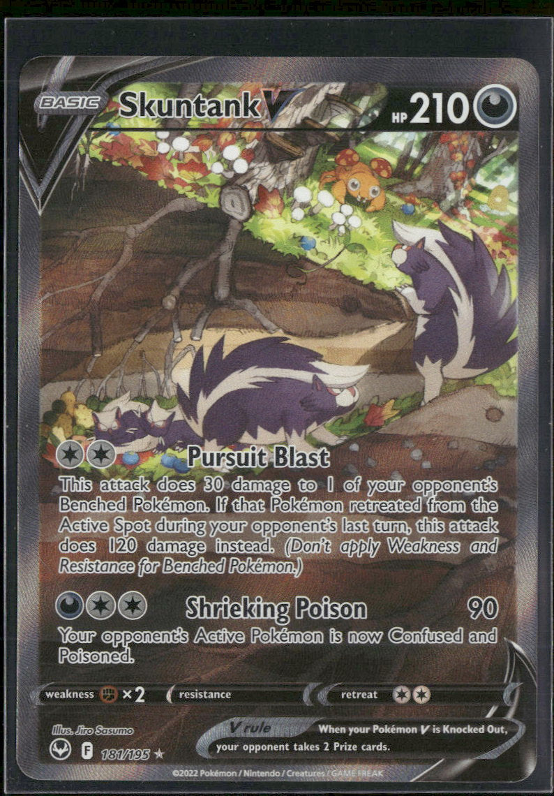 SWSH12: Silver Tempest Skuntank V (Alternate Full Art) #181/195