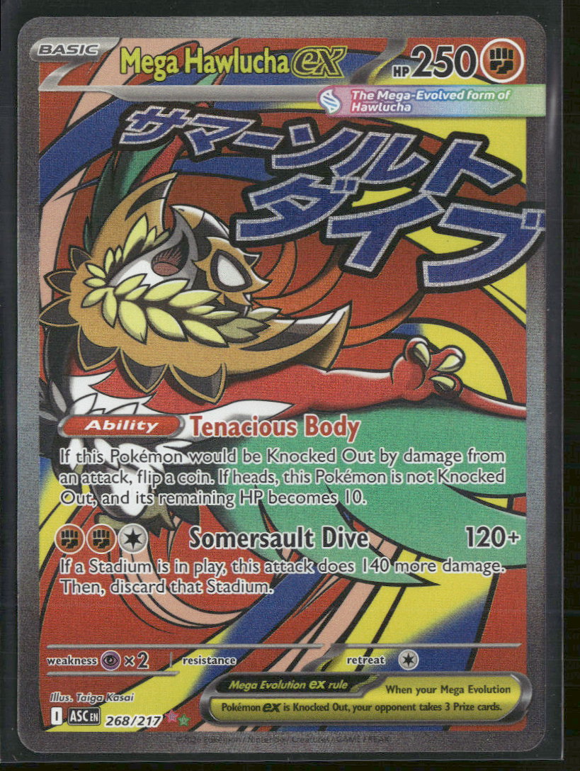 ME: Ascended Heroes Mega Hawlucha ex #268/217