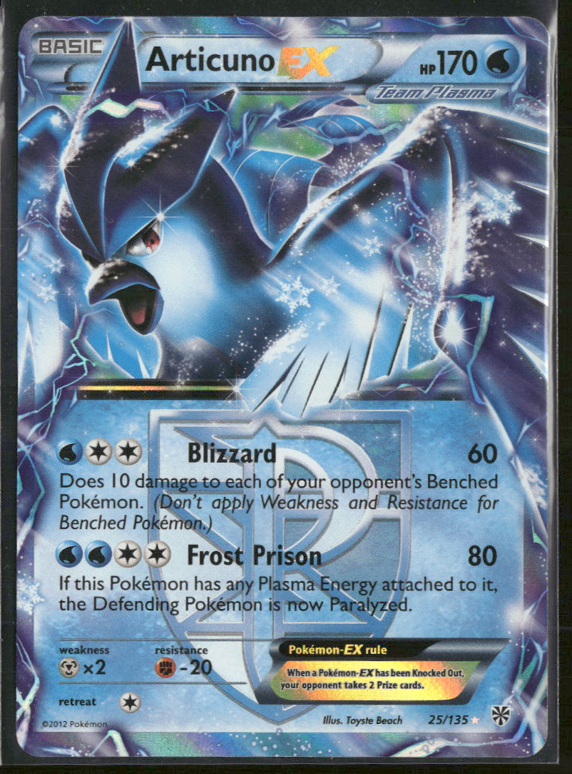 Plasma Storm Articuno EX (Team Plasma) #25/135