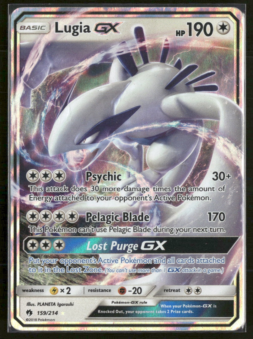 SM - Lost Thunder Lugia GX #159/214