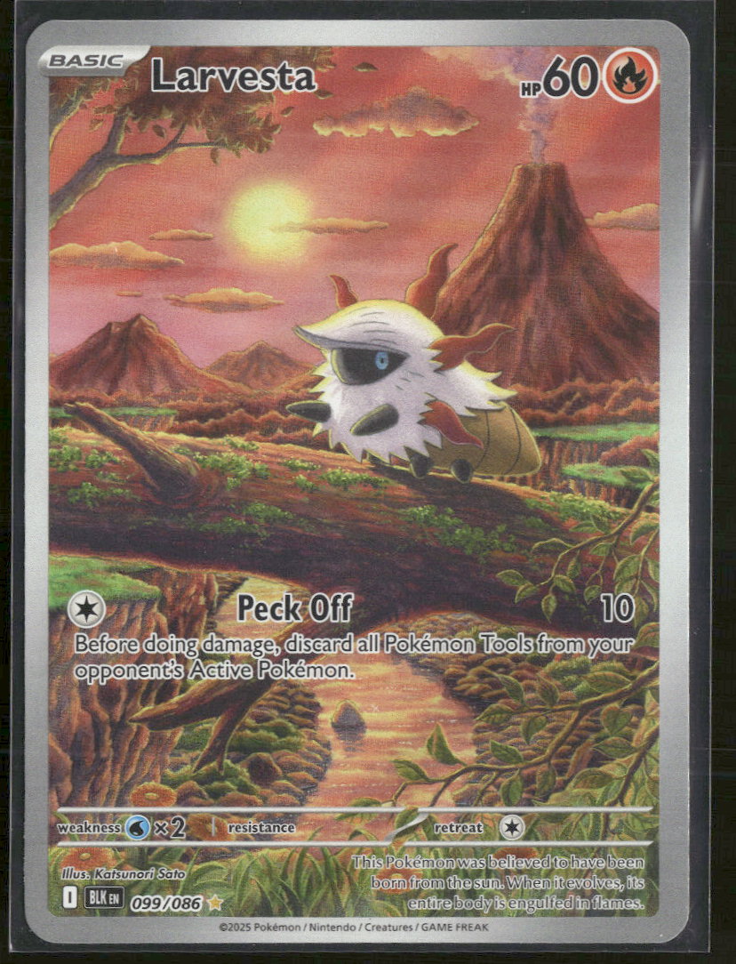 SV: Black Bolt Larvesta #099/086