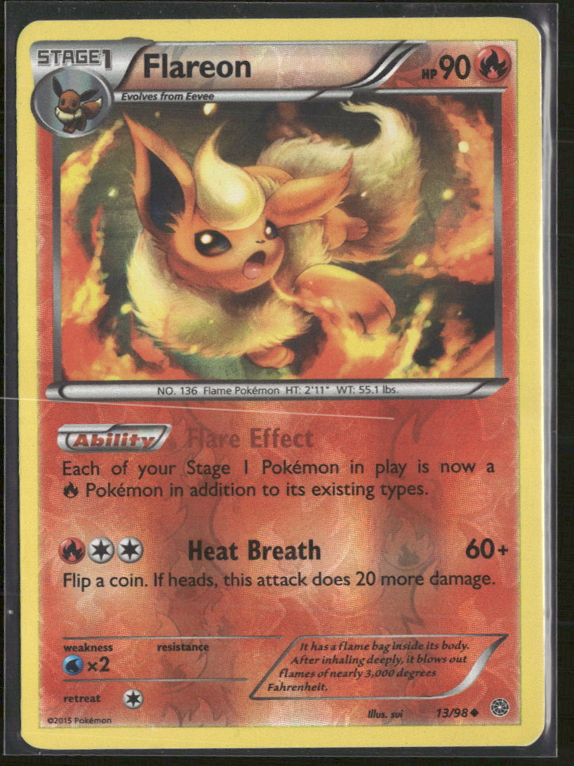 XY - Ancient Origins Flareon #13/98