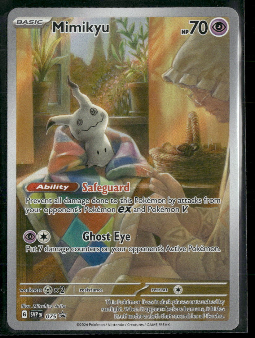 SV: Scarlet & Violet Promo Cards Mimikyu #075